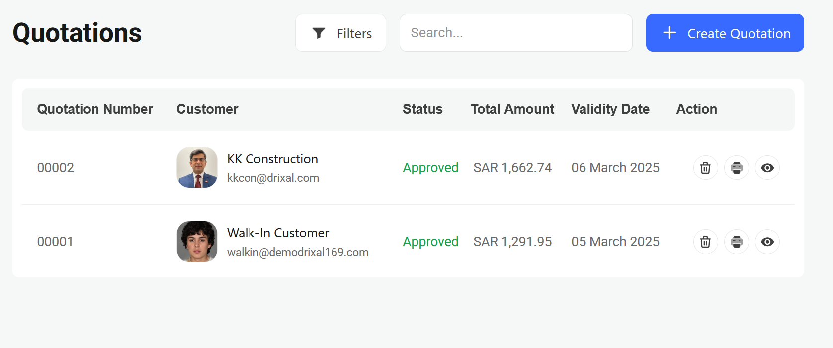 Real-Time Inventory Control